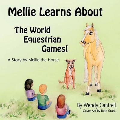 Book cover for Mellie learns about the World Equestrian Games