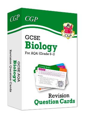 Book cover for GCSE Biology AQA Revision Question Cards - Q&A cards for quick practice