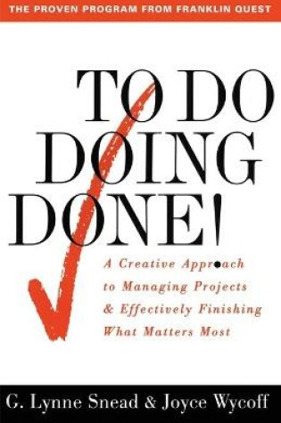 Cover of To Do Doing Done