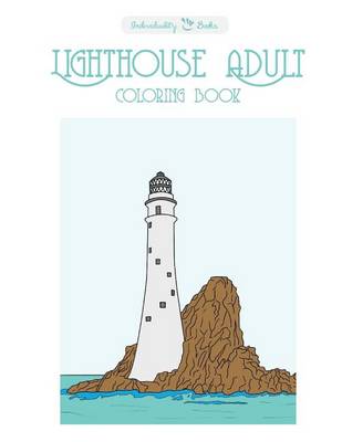 Book cover for Lighthouse Adult coloring book