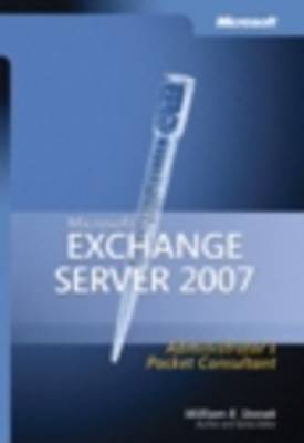 Book cover for Microsoft Exchange Server 2007 Administrator's Pocket Consultant