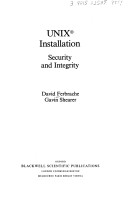 Book cover for Unix Installation Security and Integrity