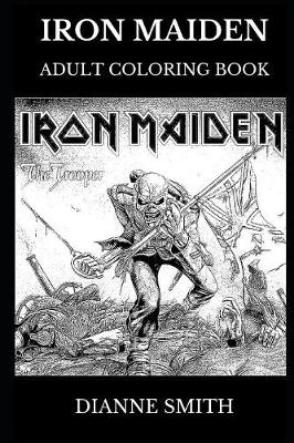 Cover of Iron Maiden Adult Coloring Book