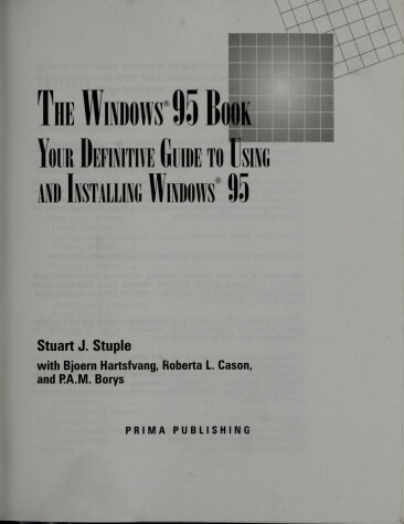 Book cover for The Windows 95 Book