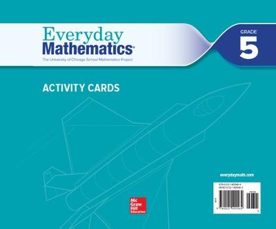 Book cover for Everyday Mathematics 4, Grade 5, Activity Cards