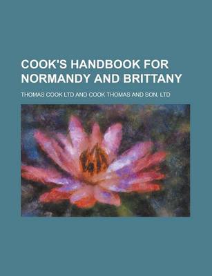 Book cover for Cook's Handbook for Normandy and Brittany