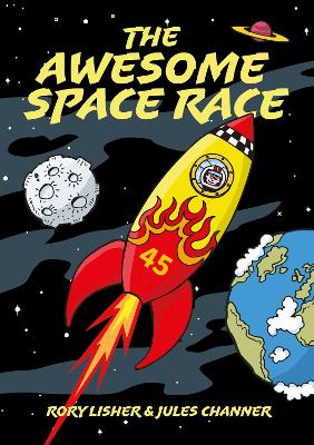 Book cover for The AWESOME SPACE RACE