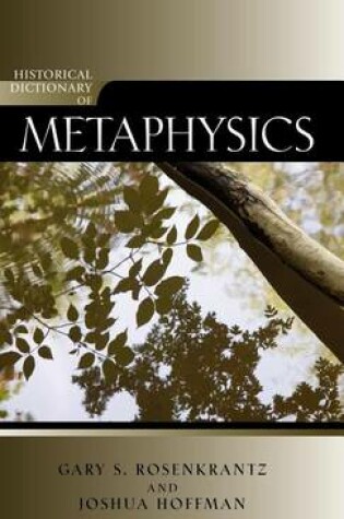 Cover of Historical Dictionary of Metaphysics