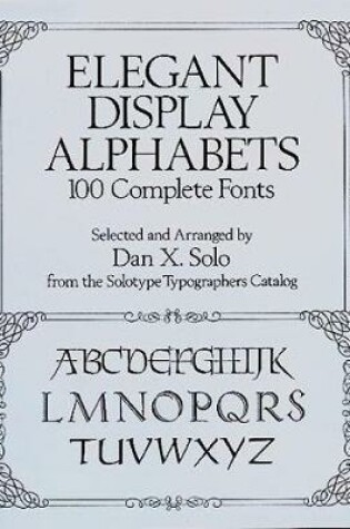 Cover of Elegant Display Alphabets