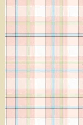 Book cover for Notebook - Plaid Pale