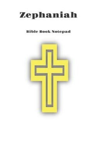 Cover of Bible Book Notepad Zephaniah