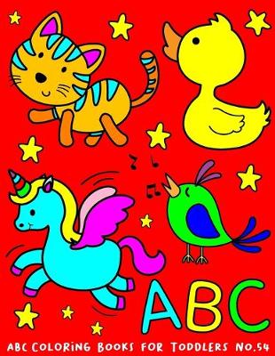 Book cover for ABC Coloring Books for Toddlers No.54