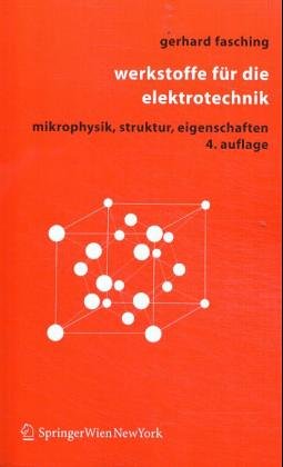 Cover of Werkstoffe Fa1/4r Die Elektrotechnik