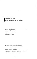 Book cover for Innovations and Organizations