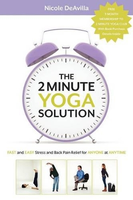 Book cover for The 2 Minute Yoga Solution