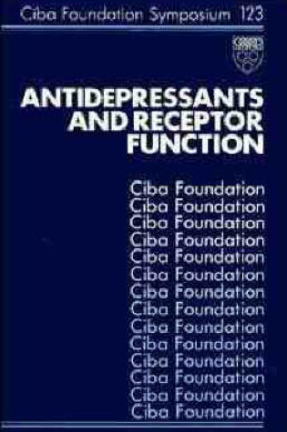 Cover of Antidepressants and Receptor Function