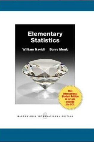 Cover of Elementary Statistics with Formula Card and Data CD (Int'l Ed)