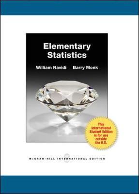 Book cover for Elementary Statistics with Formula Card and Data CD (Int'l Ed)