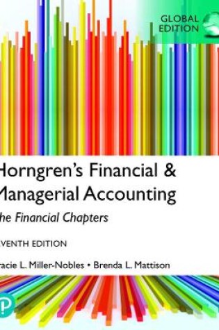 Cover of Horngren's Financial & Managerial Accounting, The Financial Chapters, Global Edition, Pearson eText -- SMS Setup Record