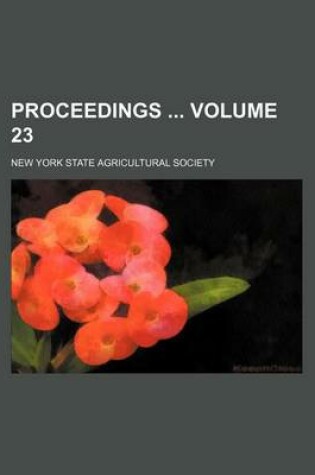 Cover of Proceedings Volume 23