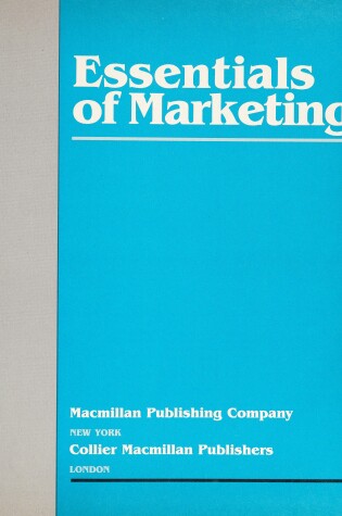 Cover of The Essentials of Marketing