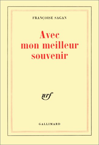 Book cover for Avec Mon Meilleur Souvenir