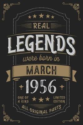 Book cover for Real Legendes were born in March 1956