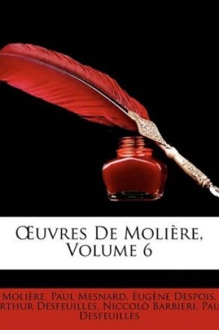 Cover of Uvres de Moliere, Volume 6