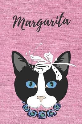 Book cover for personalisiertes Notizbuch Katze / Journal / Malbuch / Tagebuch / Kritzelbuch / DIN A5 / Geschenk Margarita