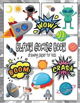 Book cover for Blank Comic Book Drawing Paper for Kids