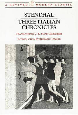 Book cover for Three Italian Chronicles: Stories