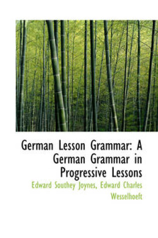 Cover of German Lesson Grammar