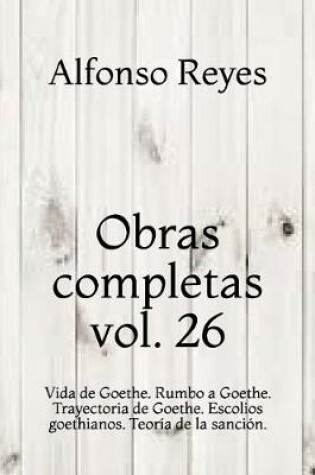 Cover of Obras completas vol. 26