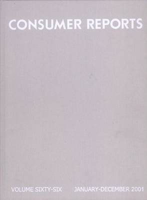 Book cover for Consumer Reports Bound Volume, 2001