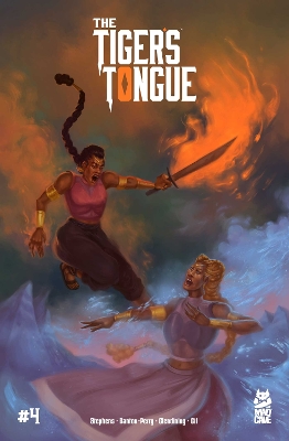 Book cover for The Tiger's Tongue #4