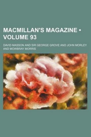 Cover of MacMillan's Magazine (Volume 93)