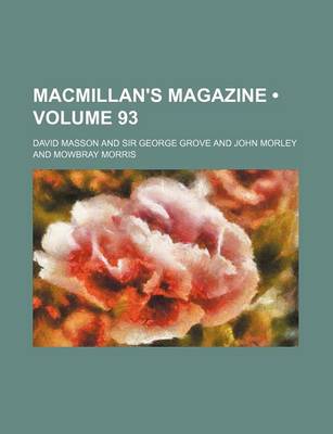 Book cover for MacMillan's Magazine (Volume 93)