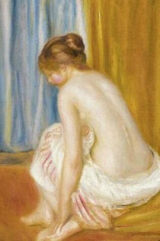 Cover of 150 page lined journal Bather, 1893 Pierre Auguste Renoir