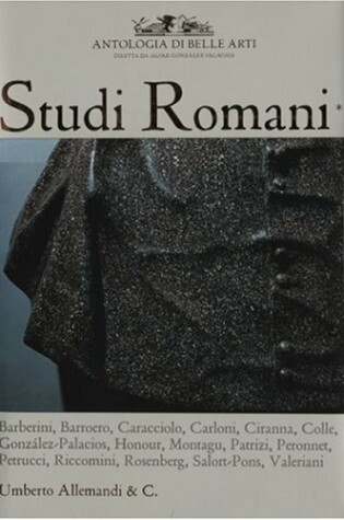 Cover of Studi Romani
