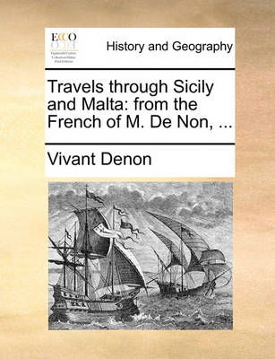 Book cover for Travels Through Sicily and Malta