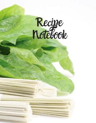 Book cover for Recipe Notebook