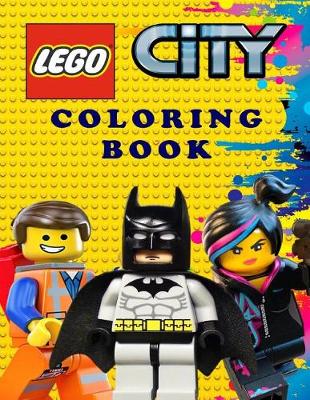 Book cover for Lego City Coloring Book