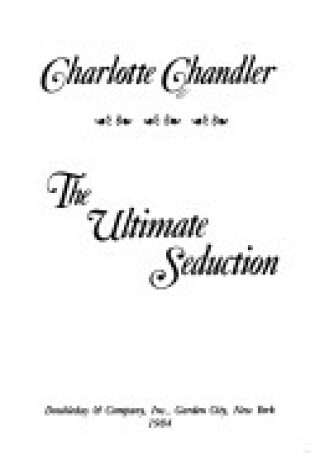 Cover of The Ultimate Seduction