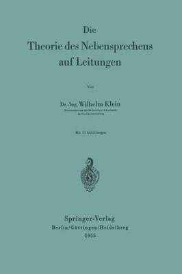 Book cover for Die Theorie Des Nebensprechens Auf Leitungen