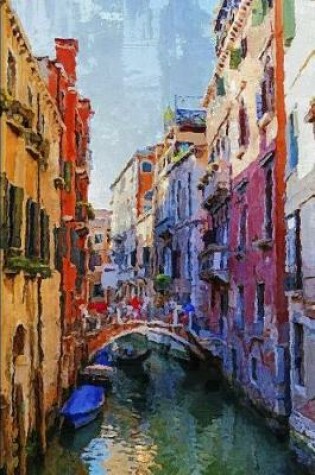 Cover of Oil Painting of a Canal and Gondola in Venice, Italy Journal