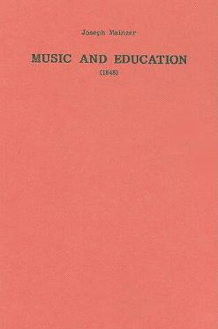 Cover of Music and Education (1848)