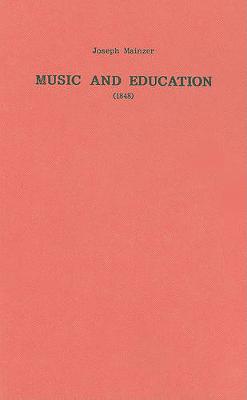 Book cover for Music and Education (1848)