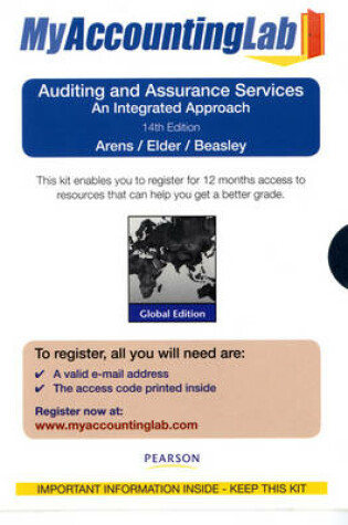 Cover of Access Card for Auditing and Assurance Services Global Edition