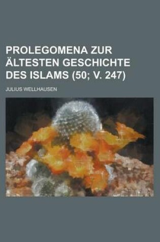 Cover of Prolegomena Zur Altesten Geschichte Des Islams (50; V. 247 )