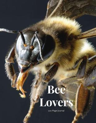 Book cover for Bee Lovers 100 page Journal